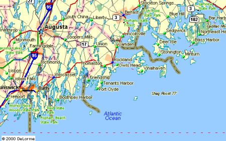 Maine Map 